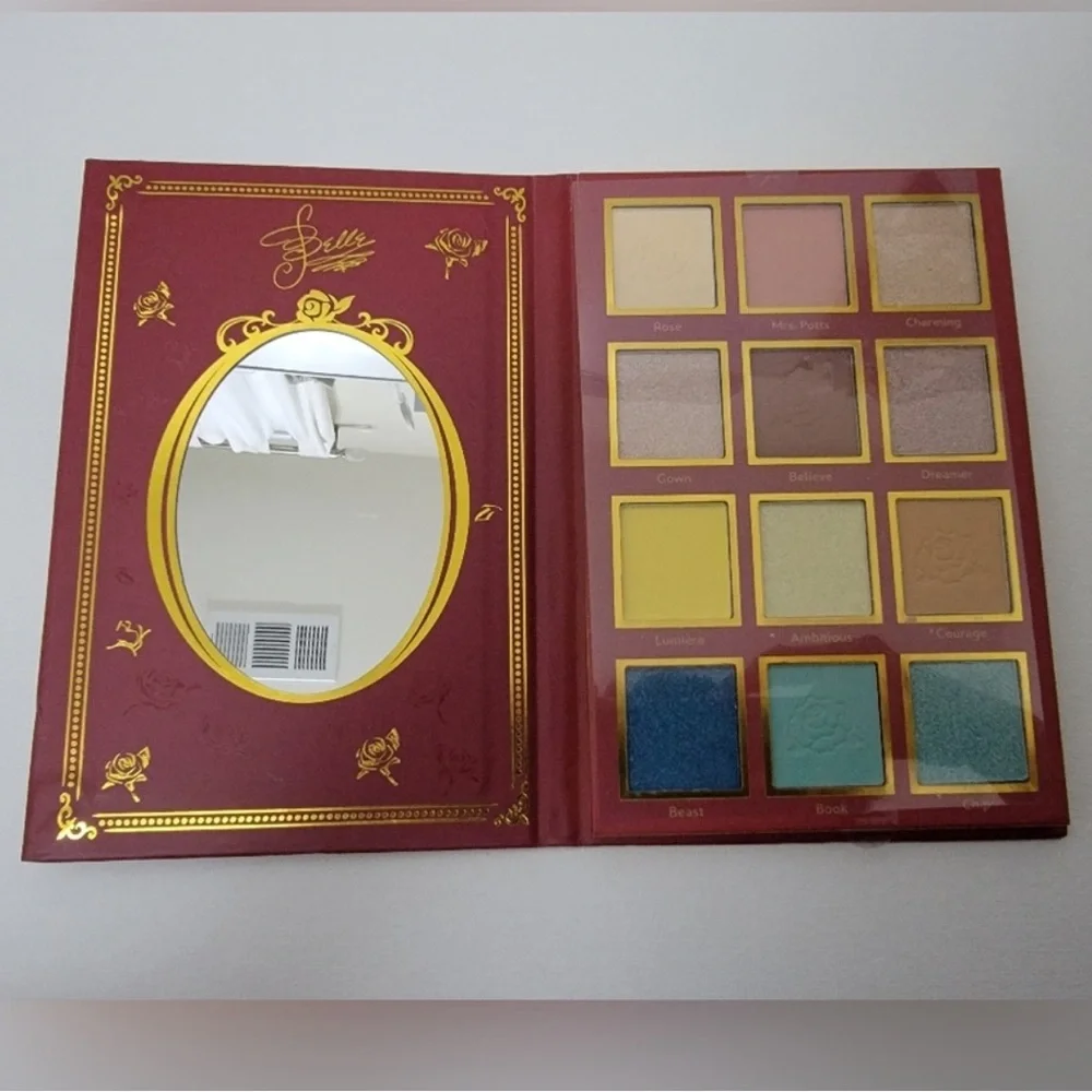 NEW Disney Princess Beauty & The Beast Belle 12 Pan Eyeshadow Palette Lmtd Ed